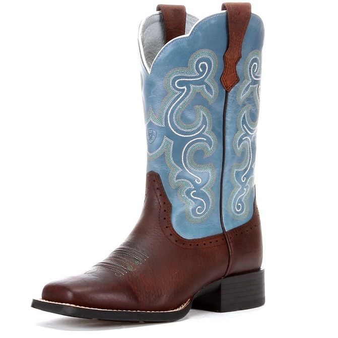 10004720 Women's Ariat Quickdraw 11" Square Toe Cowboy Boot
